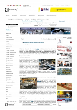 Rozwój usług obróbki aluminium w Effector, artykuł - metale1