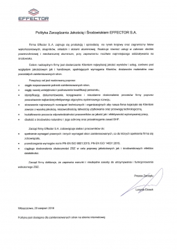 polityka zarządzania jakością